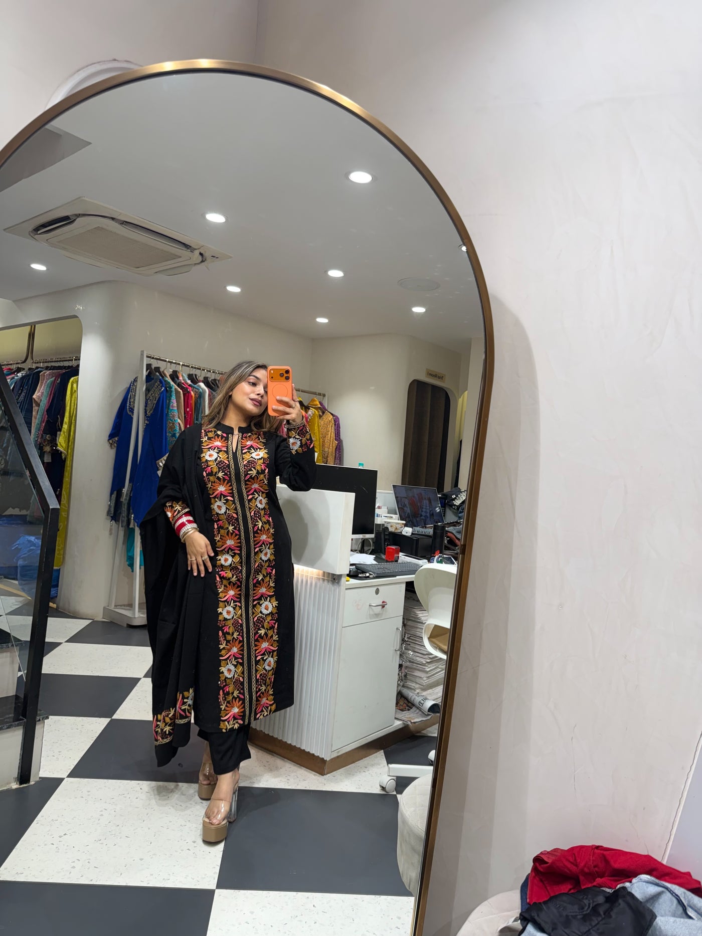 “Baha” - Woollen Three Piece set