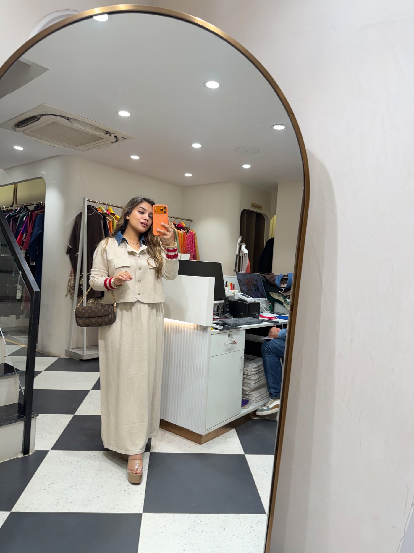 “Joy” - Woollen Two Piece Dress