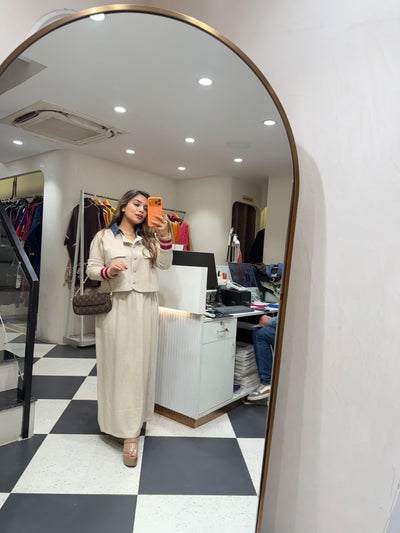 “Joy” - Woollen Two Piece Dress