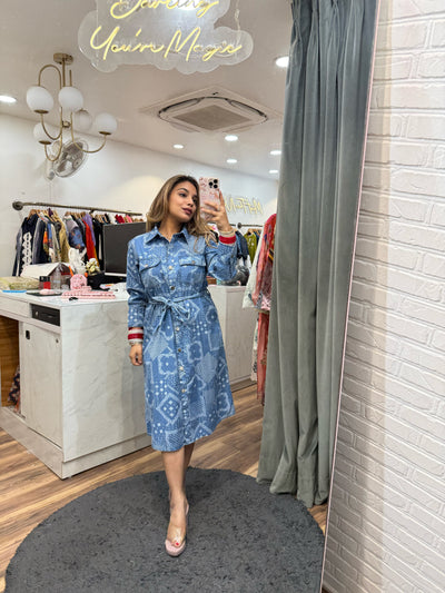 “Kave” - Denim Dress