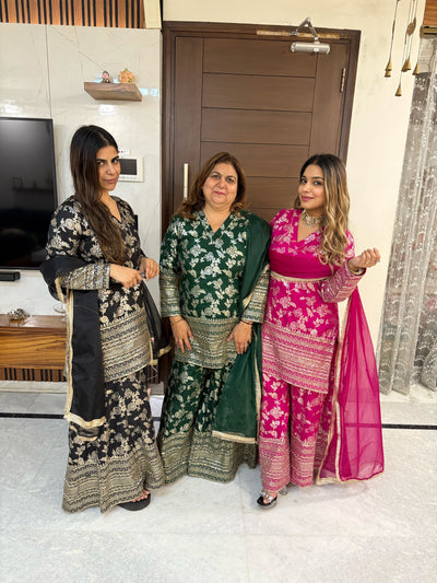 “Samara” - Banarasi Three Piece set