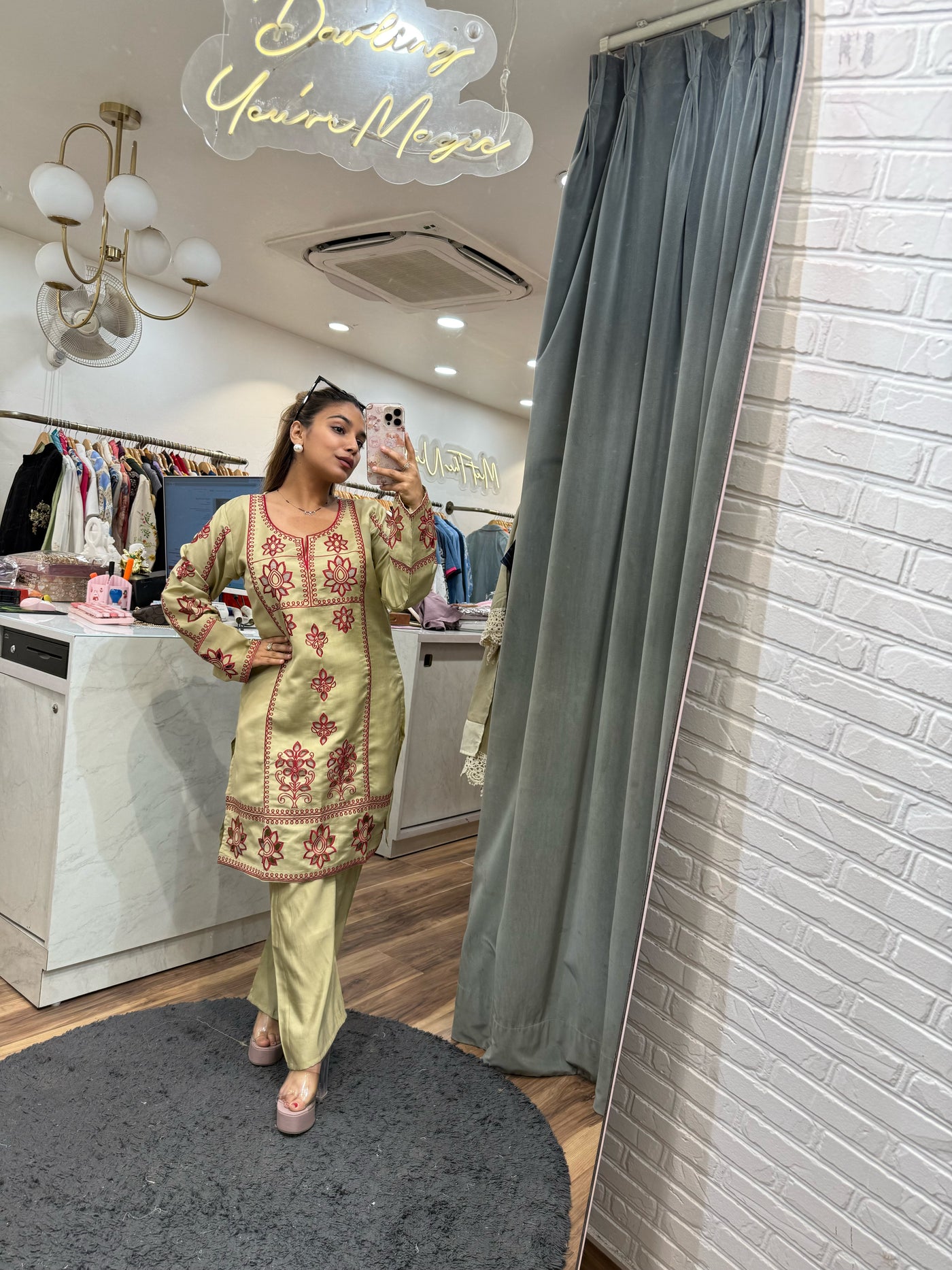 “Onisha” - Cutwork Two Piece set
