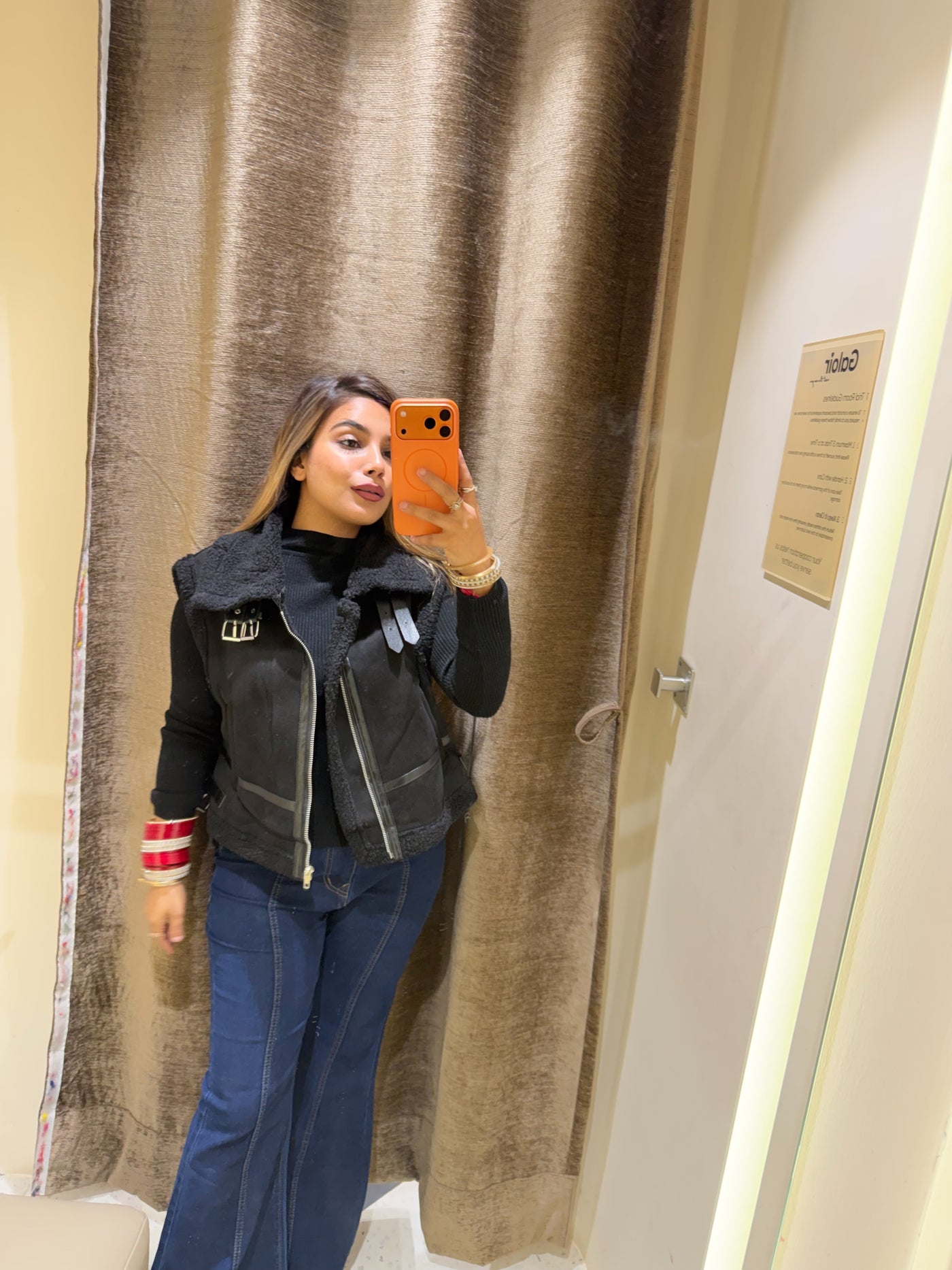 “Mabel” - Suede Fur Jacket