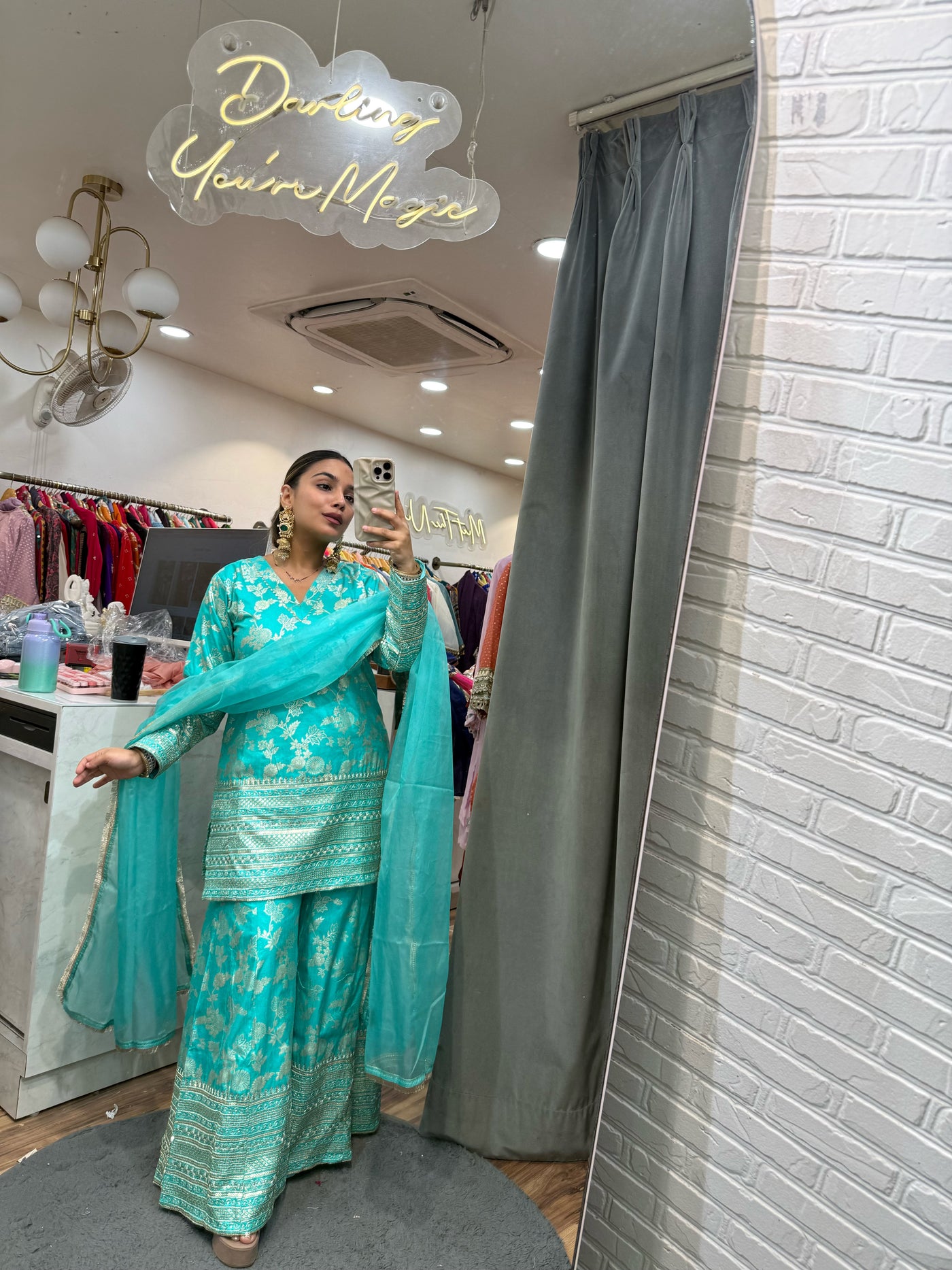“Samara” - Banarasi Three Piece set