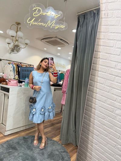 “Len” - Soft Denim Dress