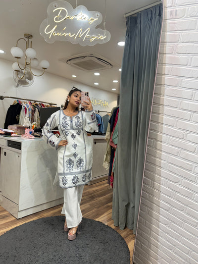 “Onisha” - Cutwork Two Piece set