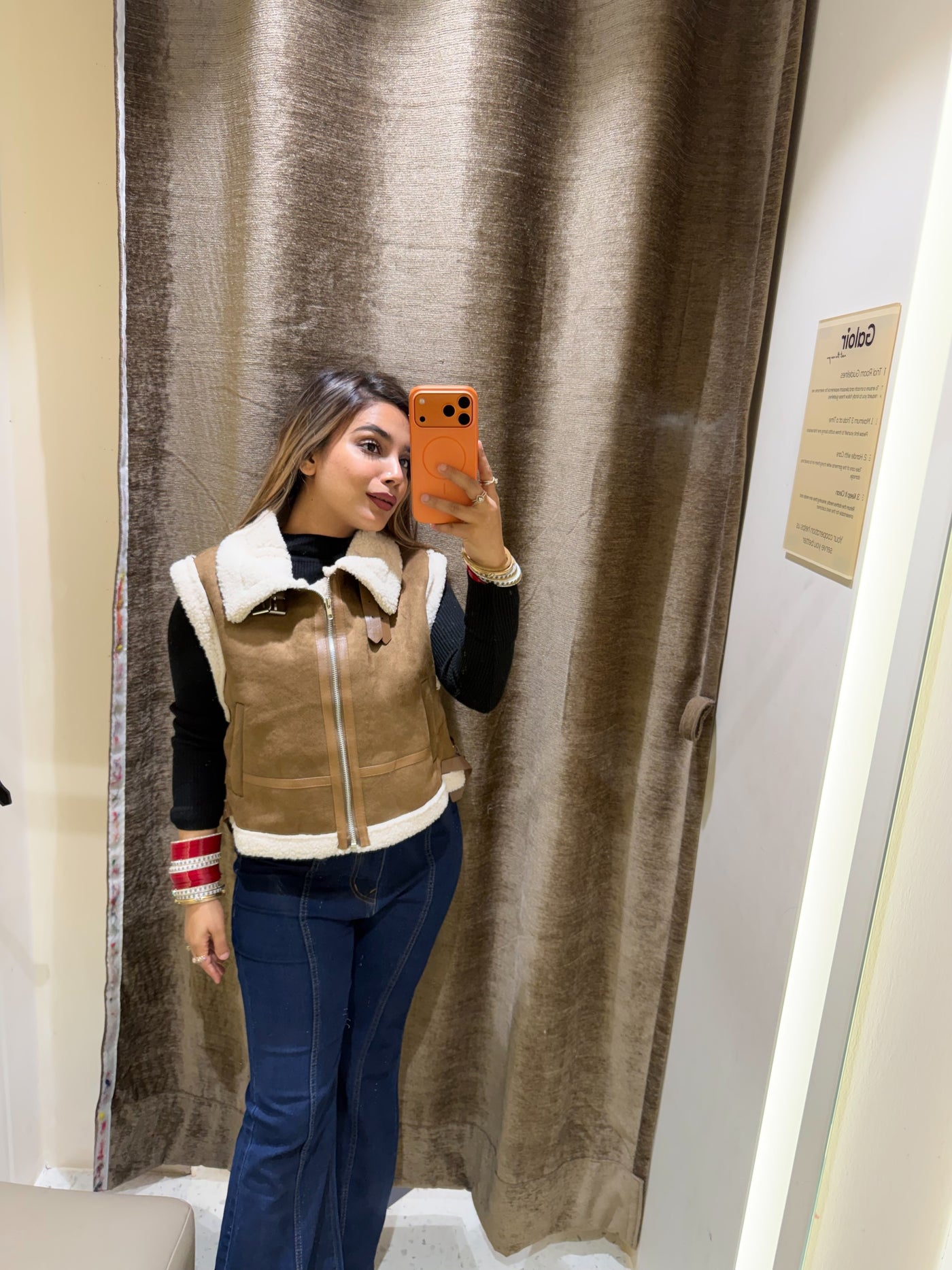 “Mabel” - Suede Fur Jacket