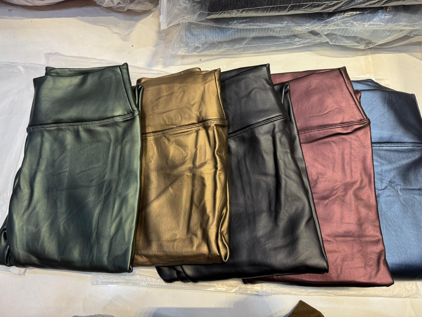 “Canie” - Faux leather fur Jeggings