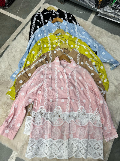 “Lena” - Embroidered Shirt