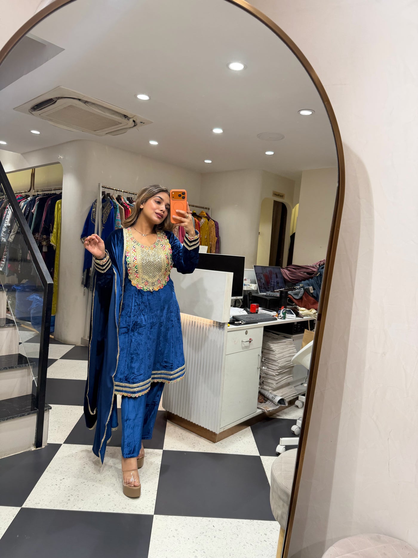 “Sumima” - Velvet Three Piece set