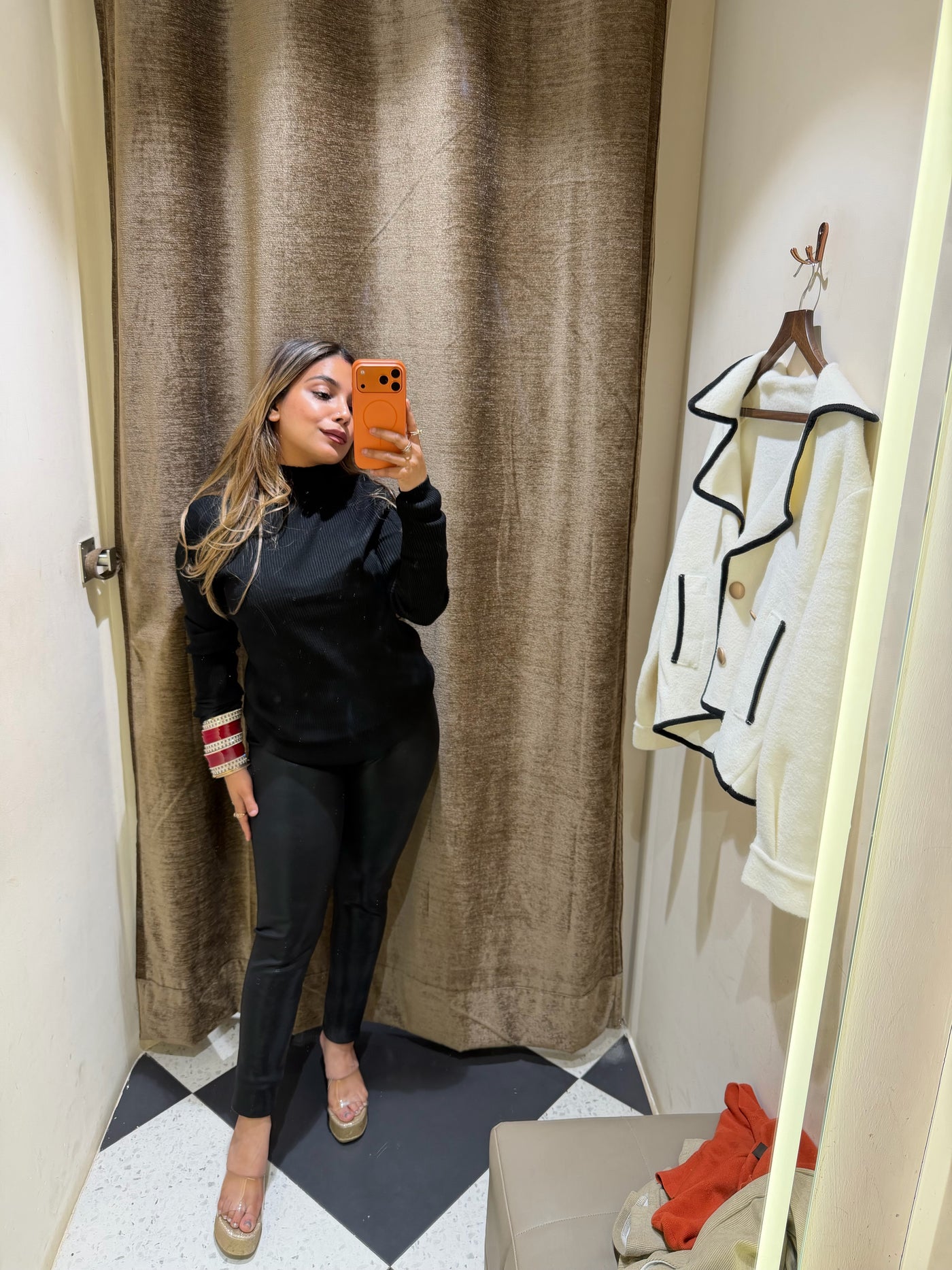 “Aishi” - Faux Leather Fur Jeggings