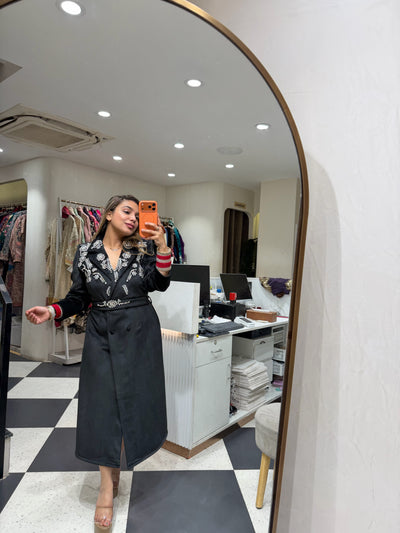 “Tanika” - Corduroy Dress With Belt