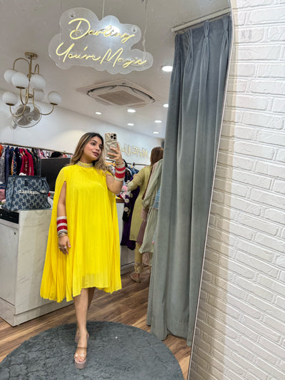“Nemina” - Beautiful Sleeves Dress