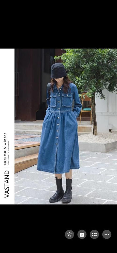 “Bobby” - Denim Dress With Belt