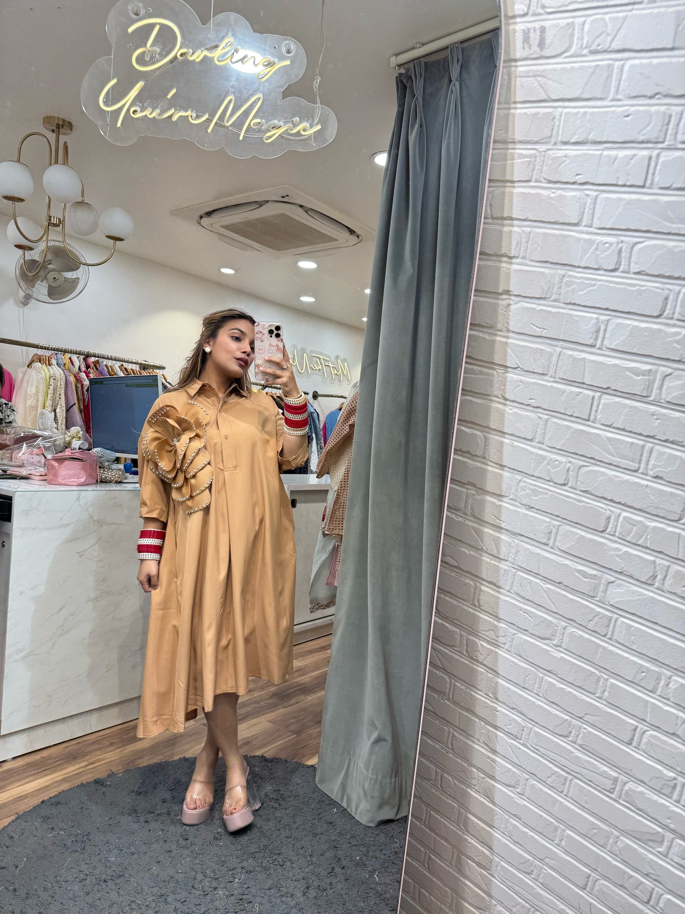 “Flower” - Shirt Dress