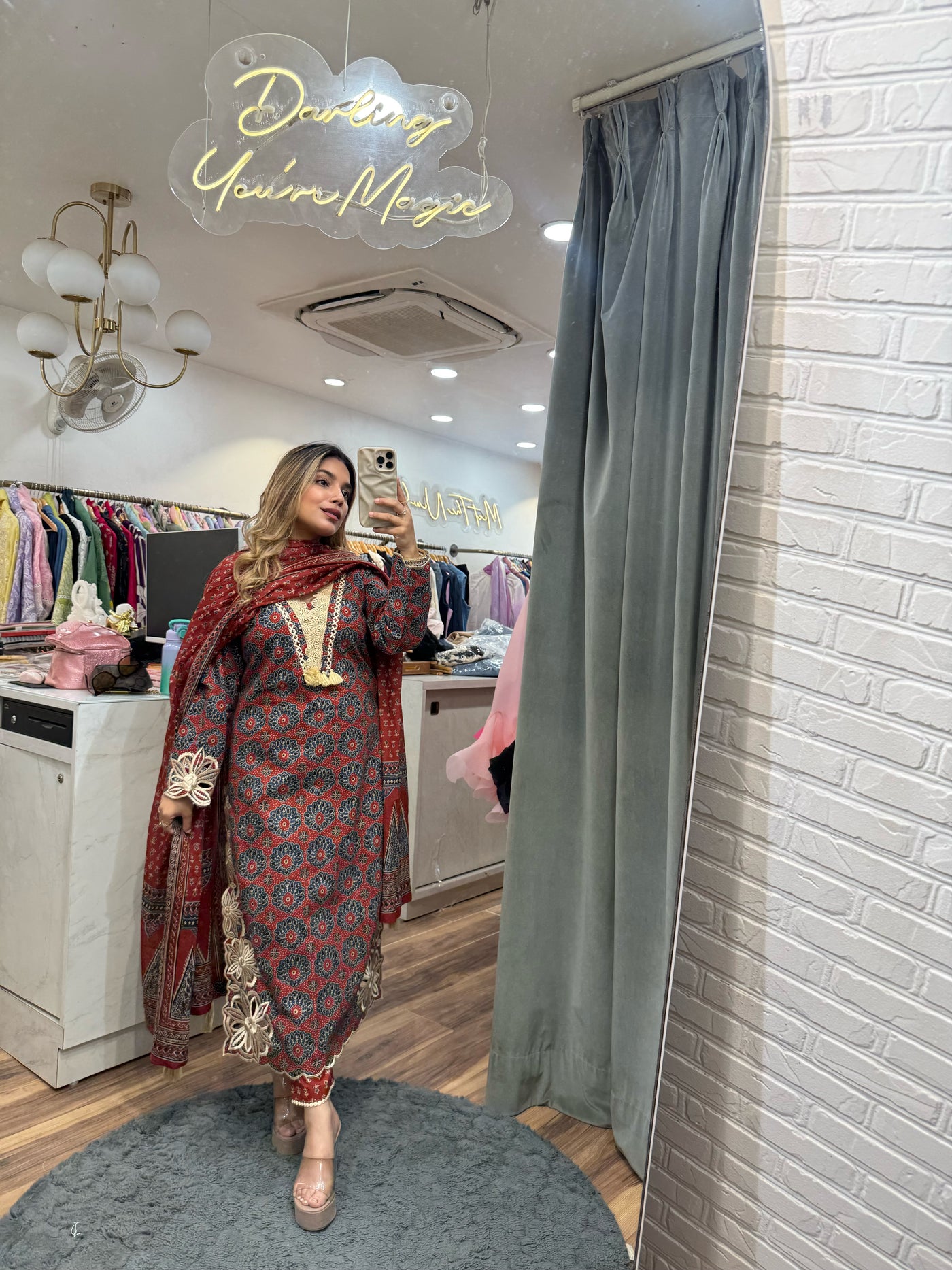 “Damini” - Three Piece set
