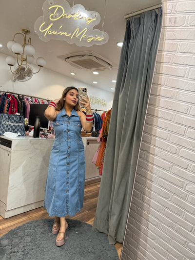 “Malora” - Stretchable Denim Dress