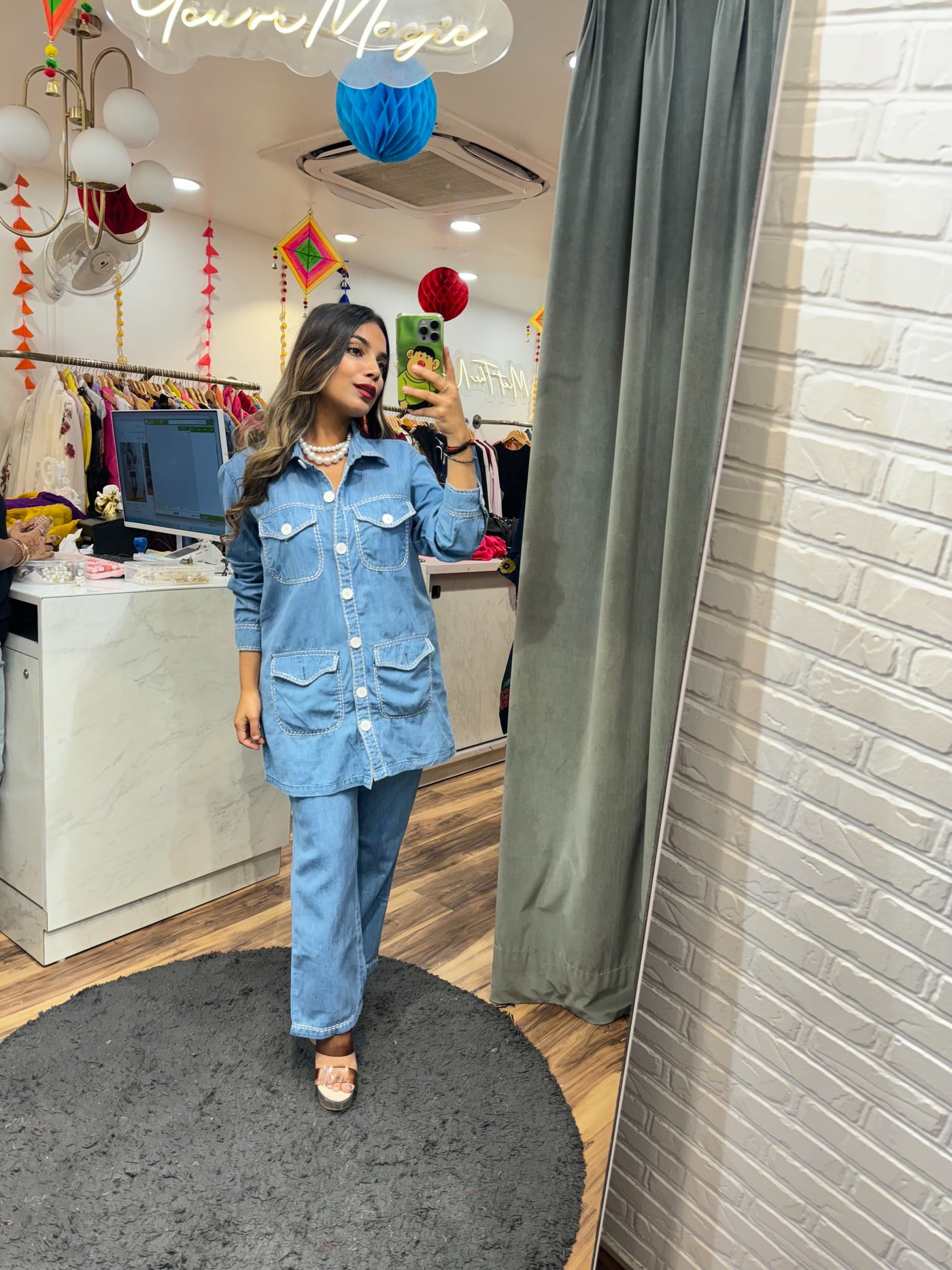 “Tanvi” - Two Piece Denim Set