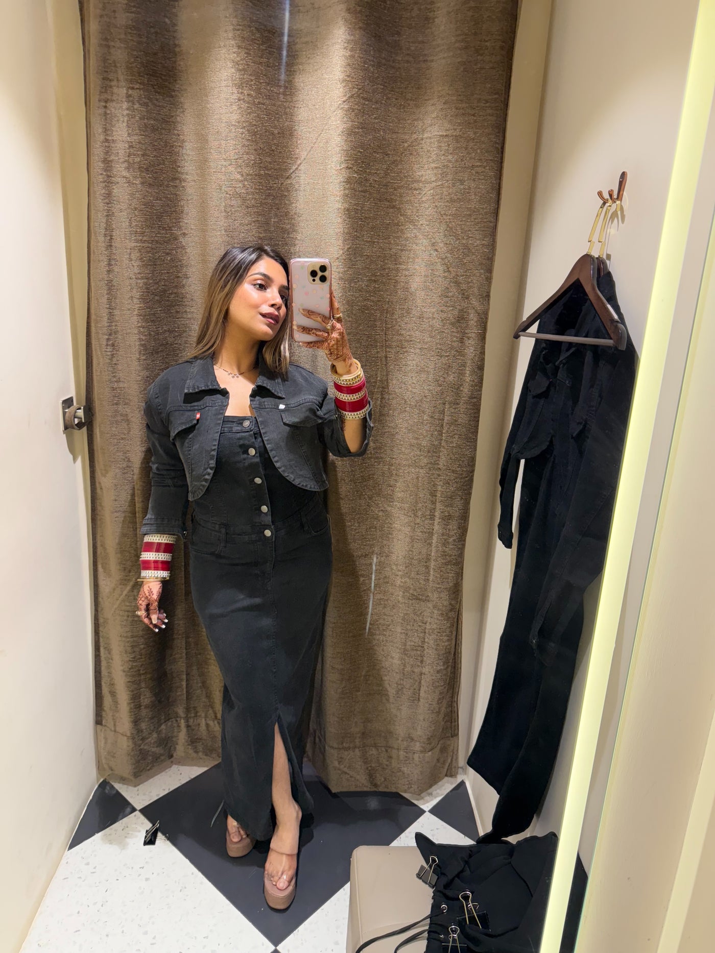 “Zihana” - Two Piece Denim Dress