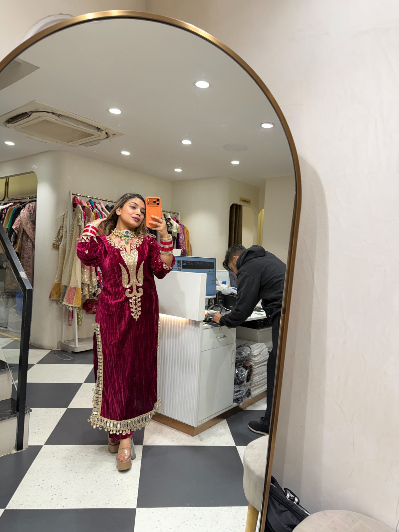 “Anima” - Velvet Two Piece set