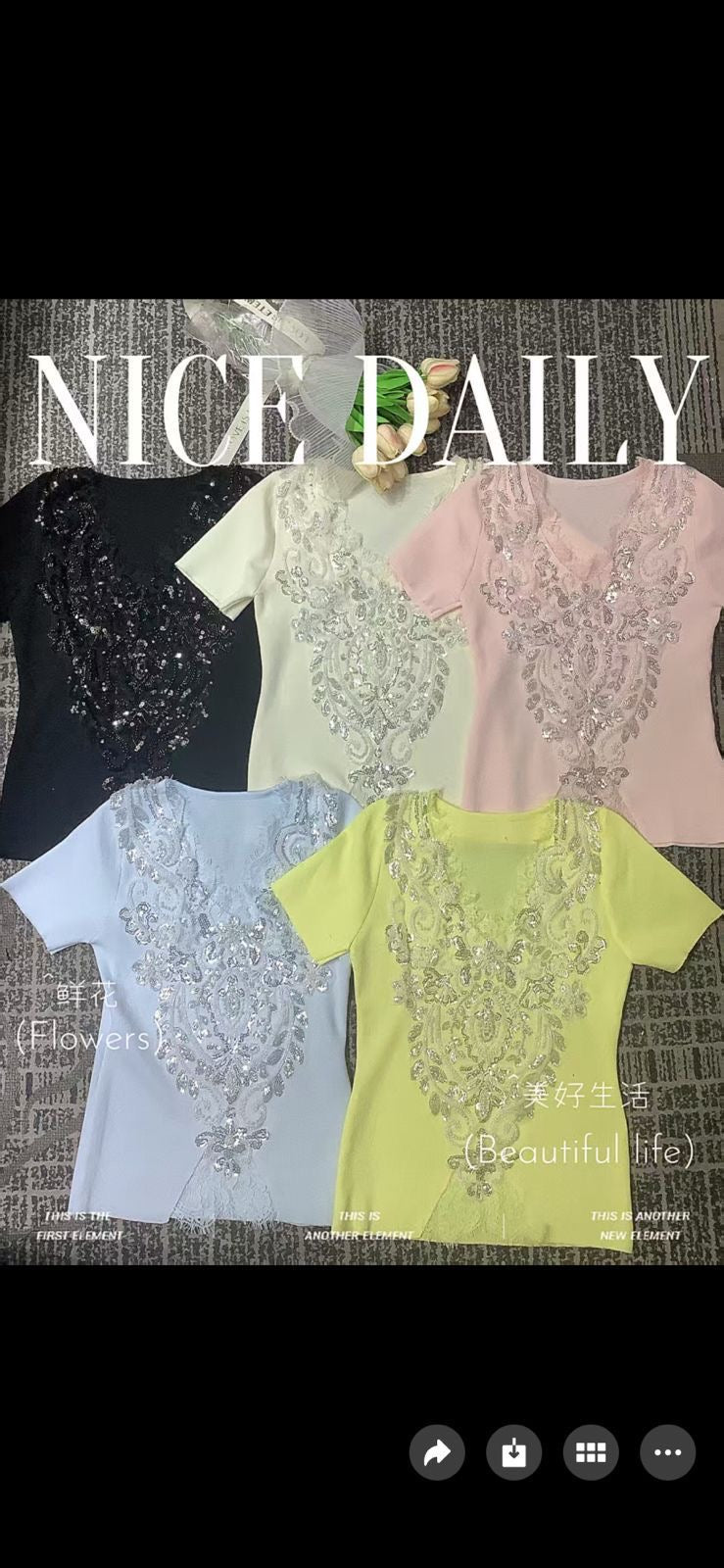 “Jemi” -  detailed top