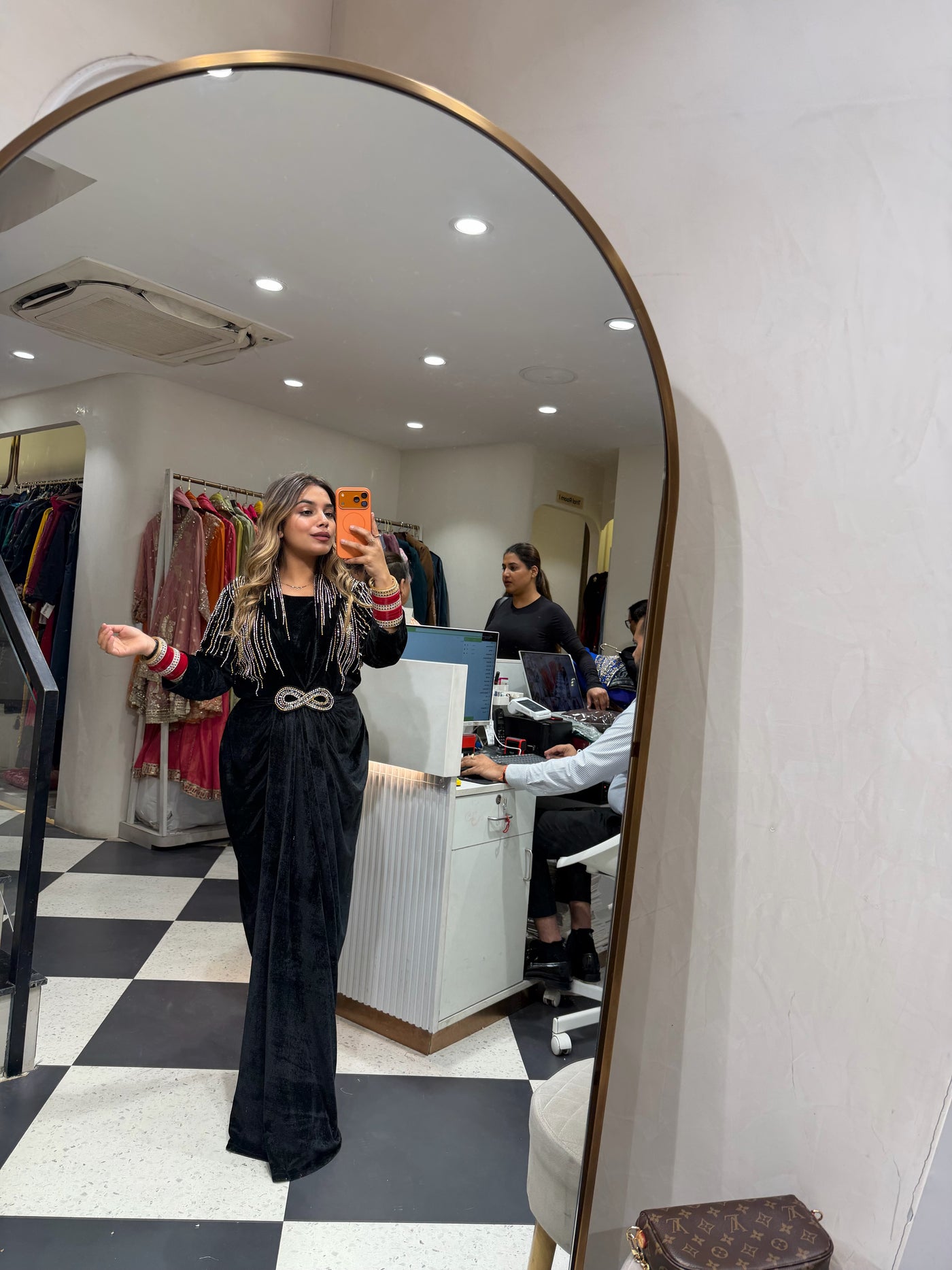 “Hirasha - Three piece velvet Dress