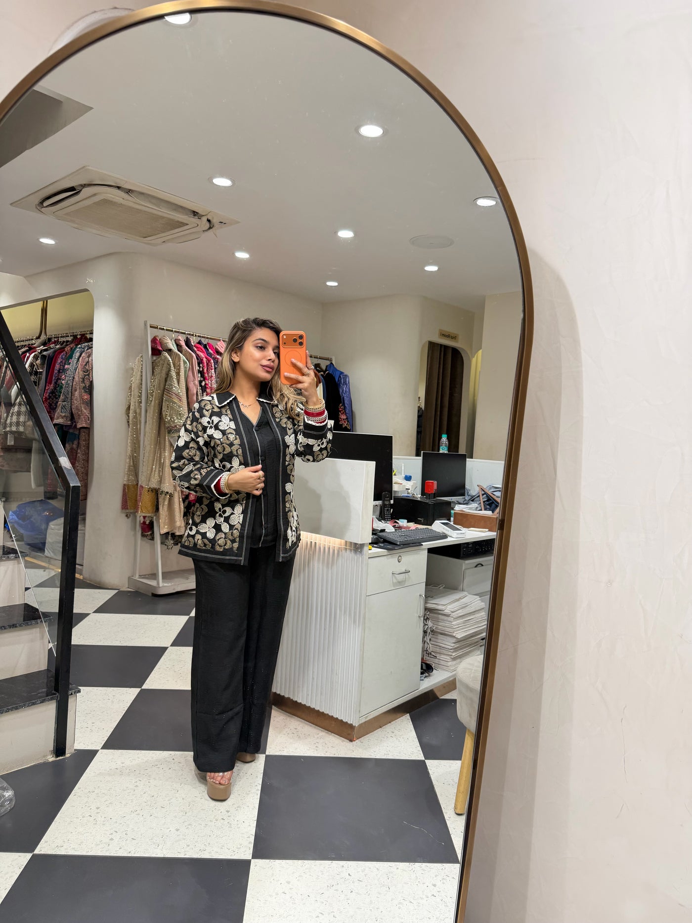 “Pearl” -  Woollen Three Piece set