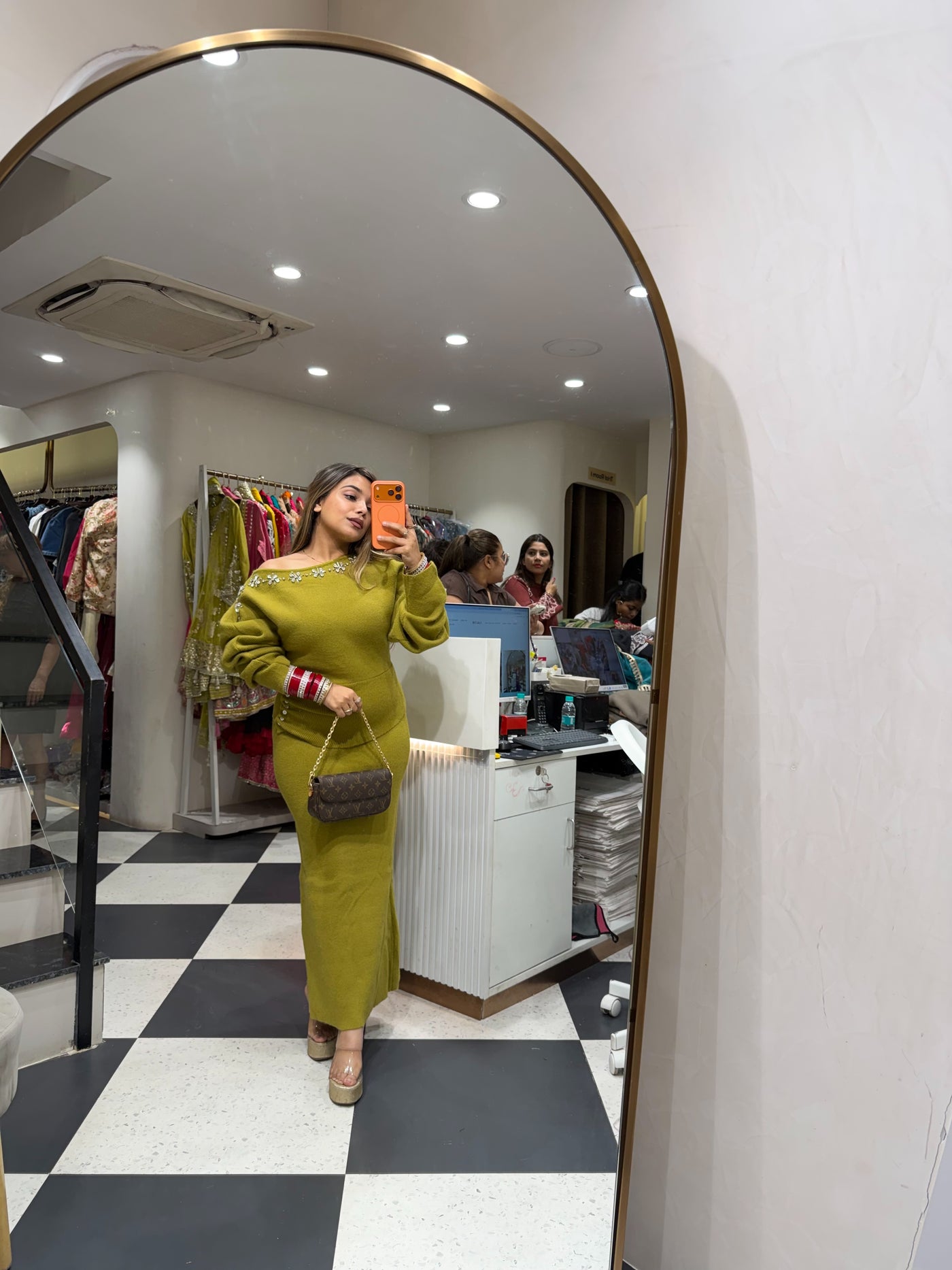 “Jimmi” - Woollen Two Piece Skirt set