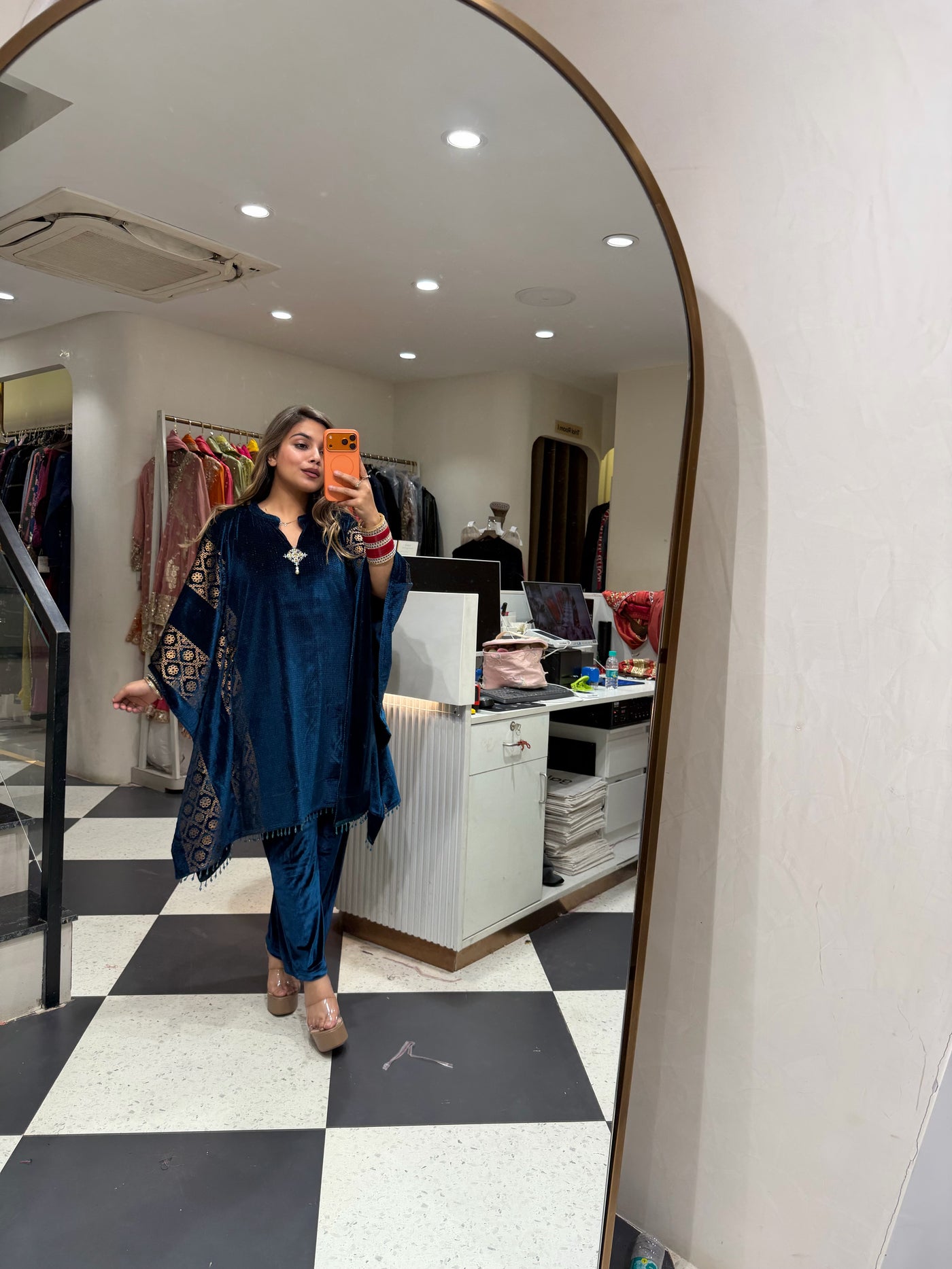 “Meshi” - Velvet Two Piece set