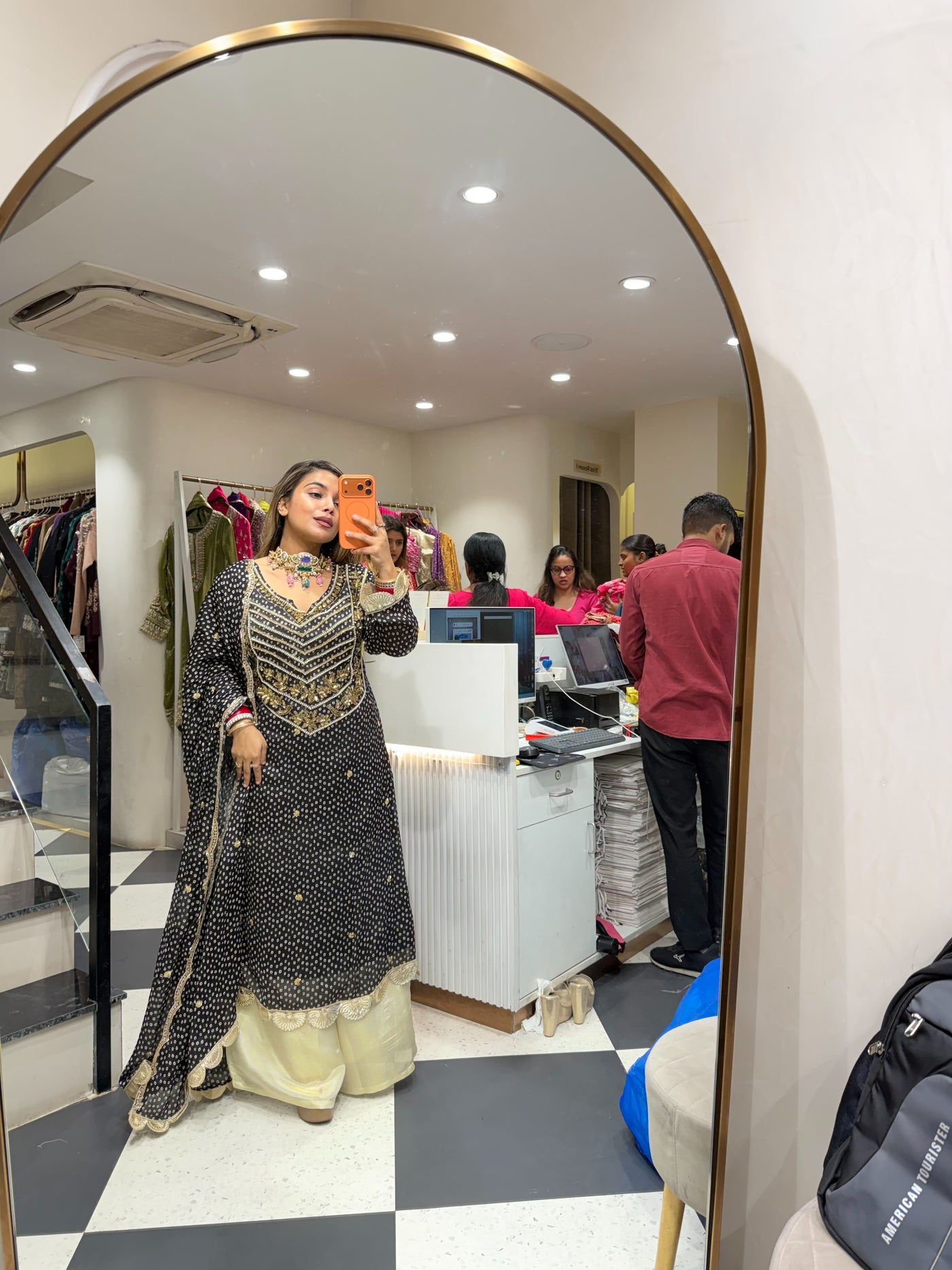 “Mabisha” - Bandhni Three Piece set