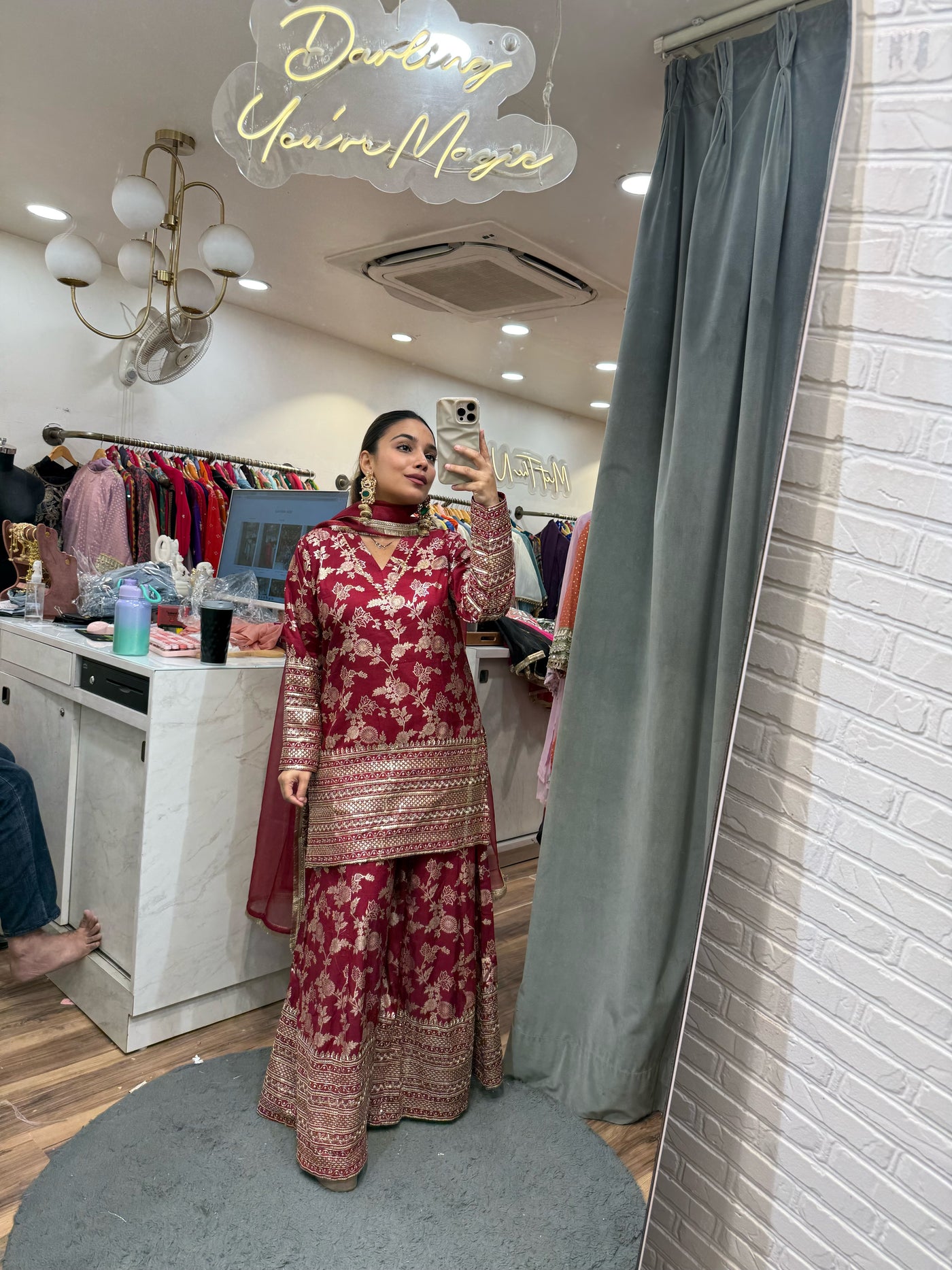 “Samara” - Banarasi Three Piece set