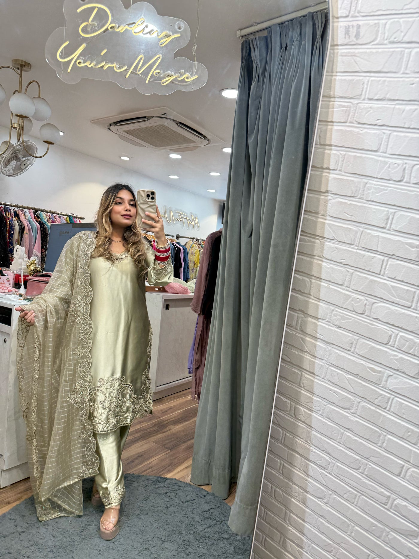 “Shubhra” - Three Piece Set