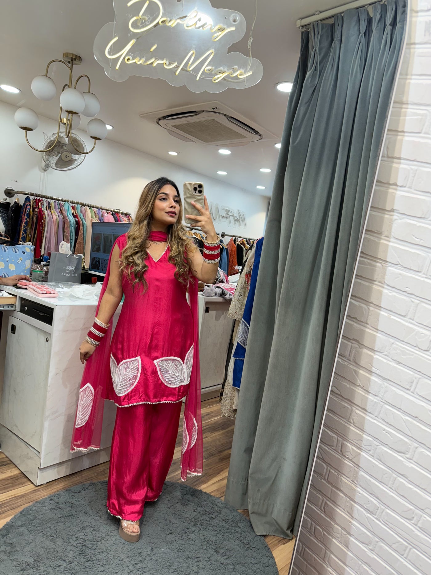 “Sharvani” - Three Piece set ( Sleeves attached inside )