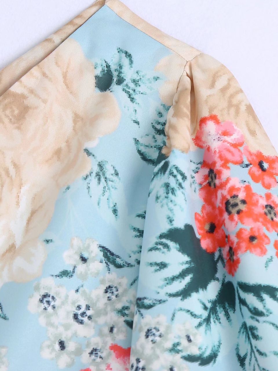 ''Lou'' - Floral Print One-Shoulder Dress