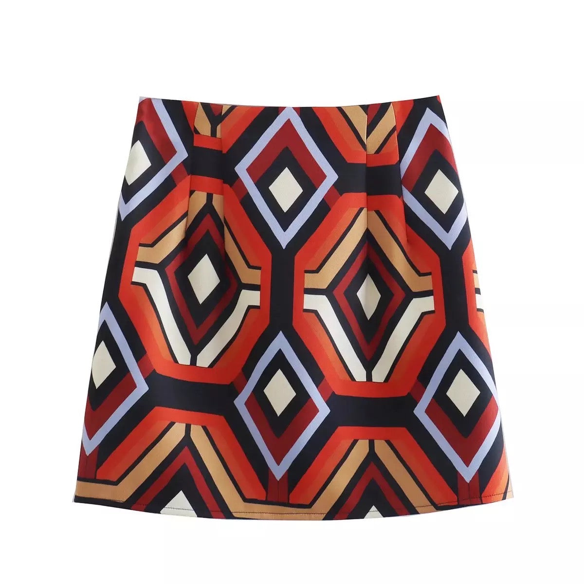 "Dina" - Printed Skirt