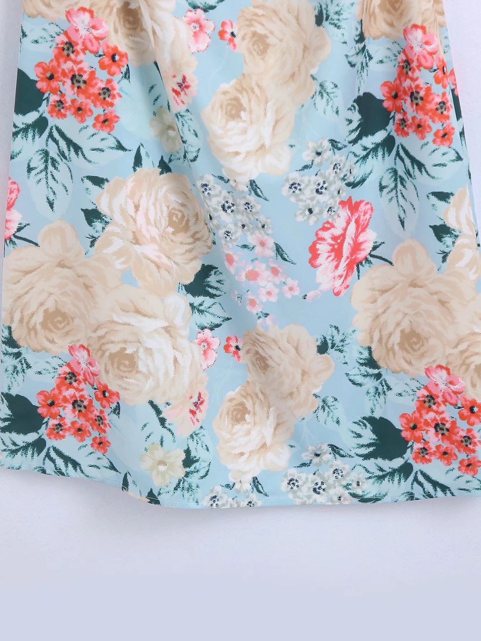 ''Lou'' - Floral Print One-Shoulder Dress